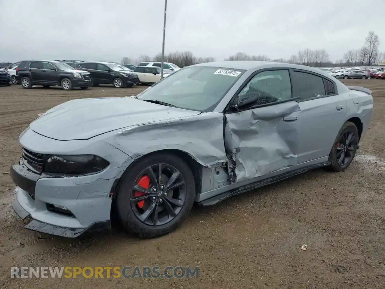1 Photograph of a damaged car 2C3CDXJG3NH107394 DODGE CHARGER 2022