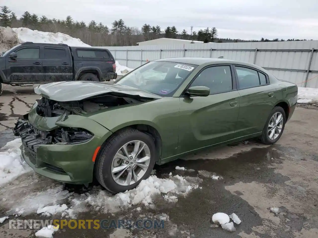 1 Photograph of a damaged car 2C3CDXJG3NH236347 DODGE CHARGER 2022