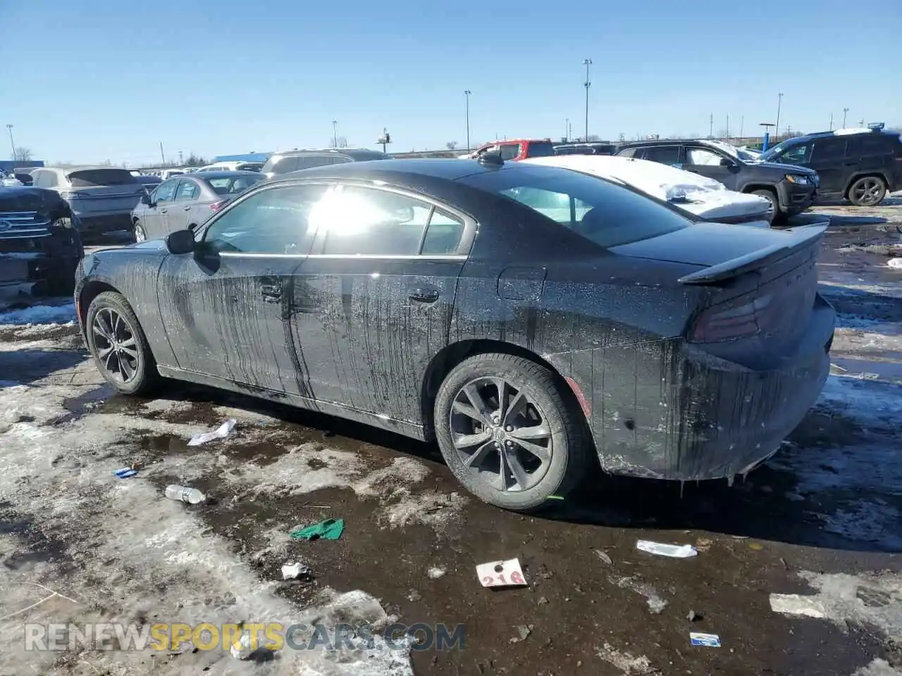 2 Photograph of a damaged car 2C3CDXJG4NH170598 DODGE CHARGER 2022