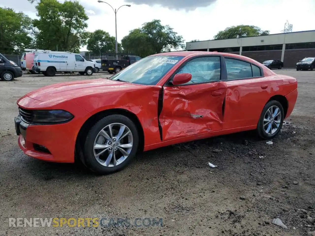 1 Photograph of a damaged car 2C3CDXJG7NH271568 DODGE CHARGER 2022