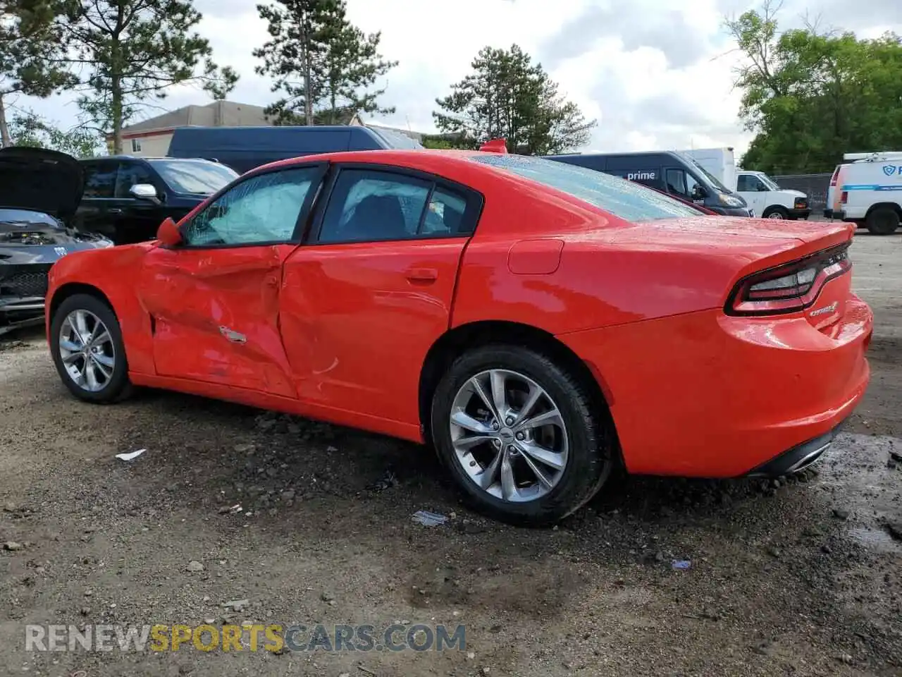2 Photograph of a damaged car 2C3CDXJG7NH271568 DODGE CHARGER 2022