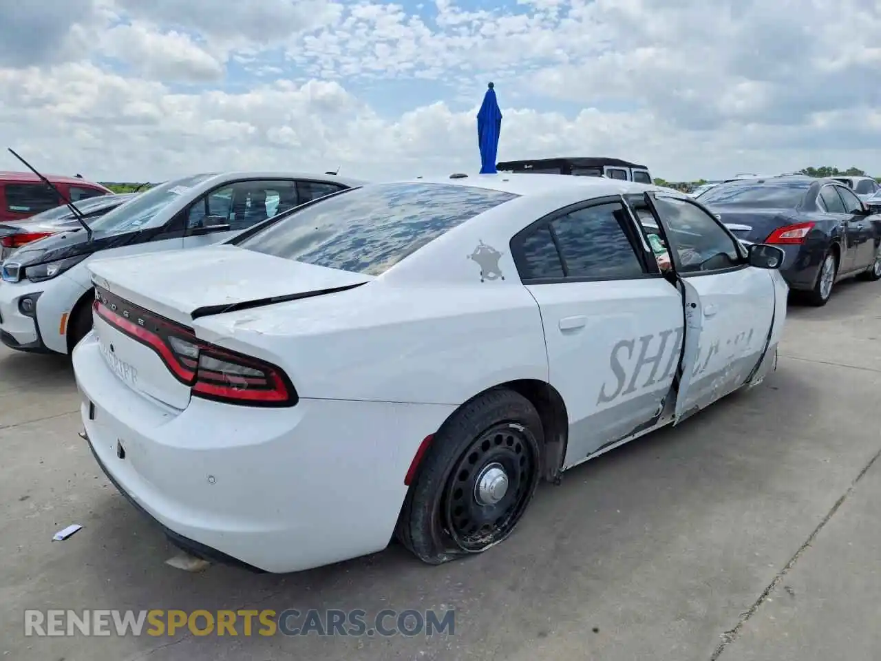 3 Photograph of a damaged car 2C3CDXKG8NH203472 DODGE CHARGER 2022
