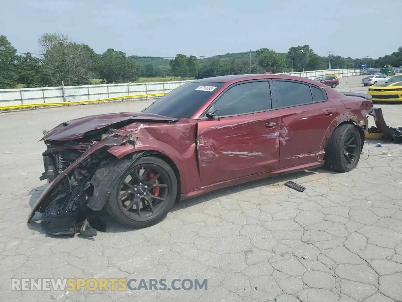 1 Photograph of a damaged car 2C3CDXL93NH104591 DODGE CHARGER 2022