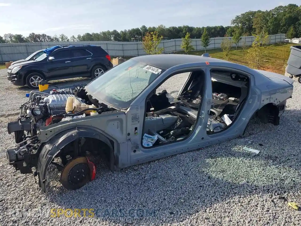 1 Photograph of a damaged car 2C3CDXL97NH118784 DODGE CHARGER 2022