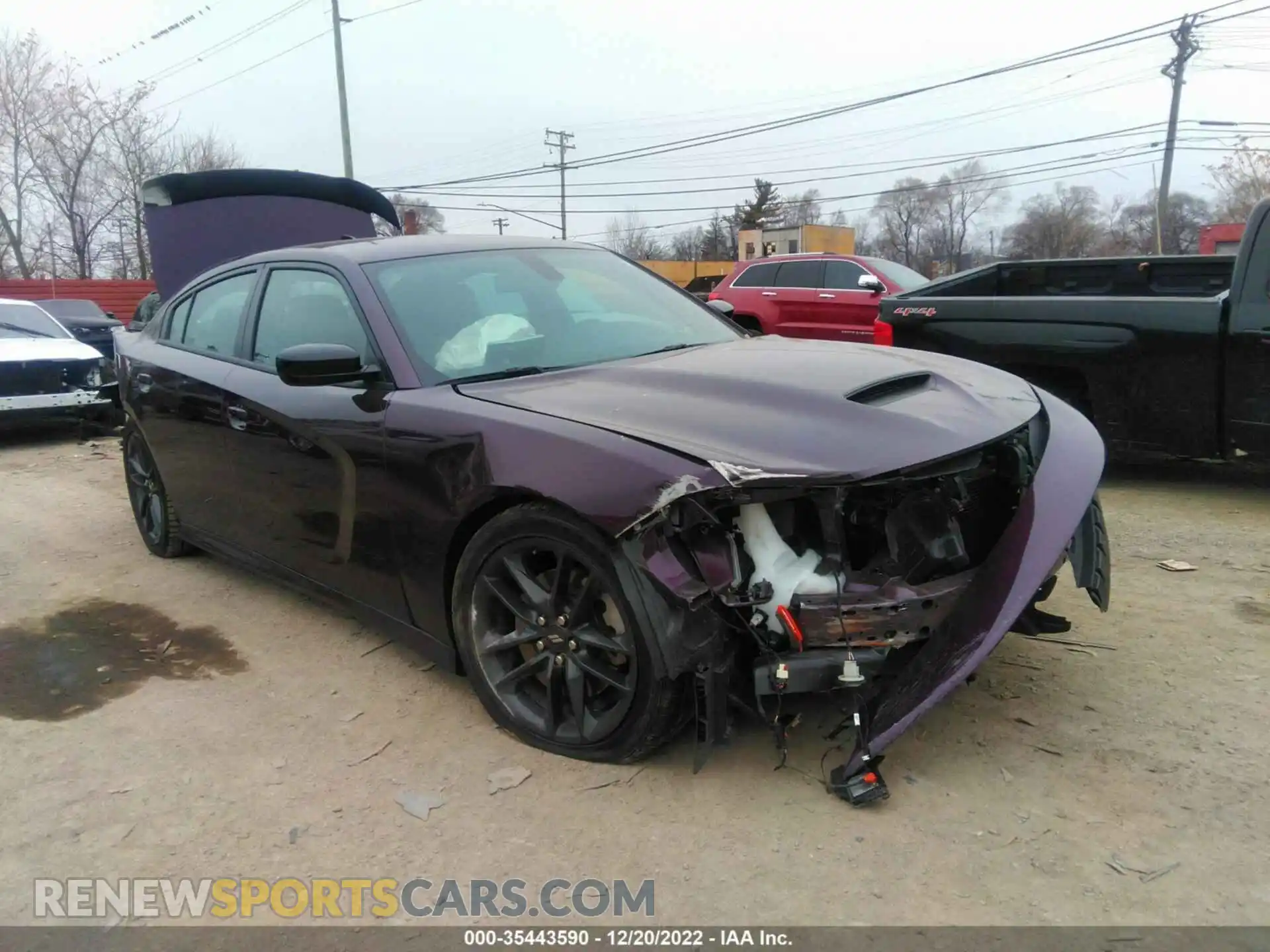 1 fotografías del automóvil dañado 2C3CDXMG2NH147901 DODGE CHARGER 2022