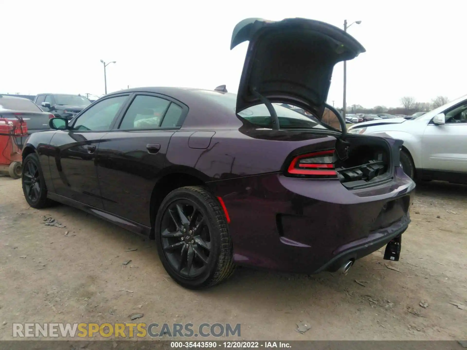 3 fotografías del automóvil dañado 2C3CDXMG2NH147901 DODGE CHARGER 2022