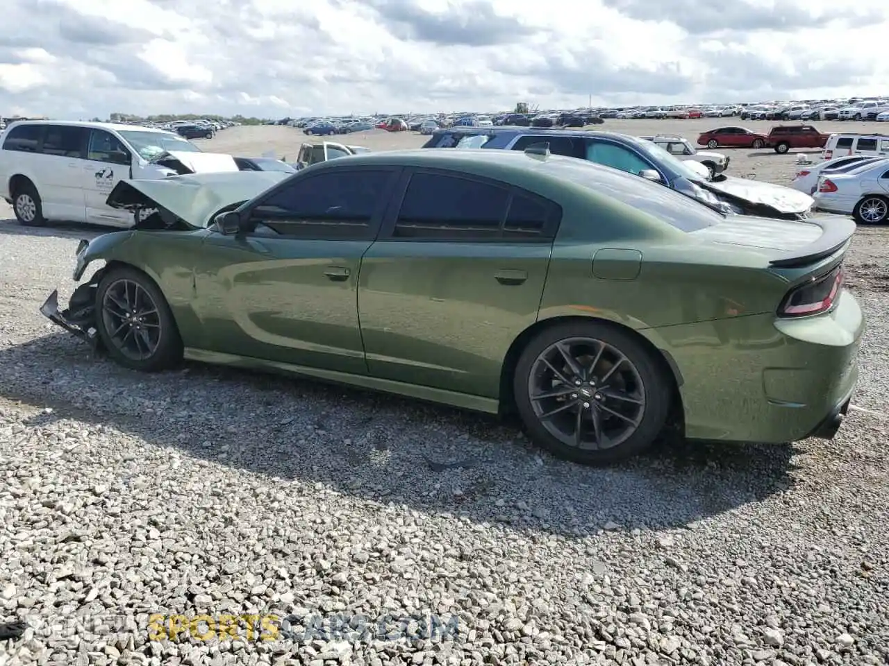 2 Photograph of a damaged car 2C3CDXMG8NH184841 DODGE CHARGER 2022