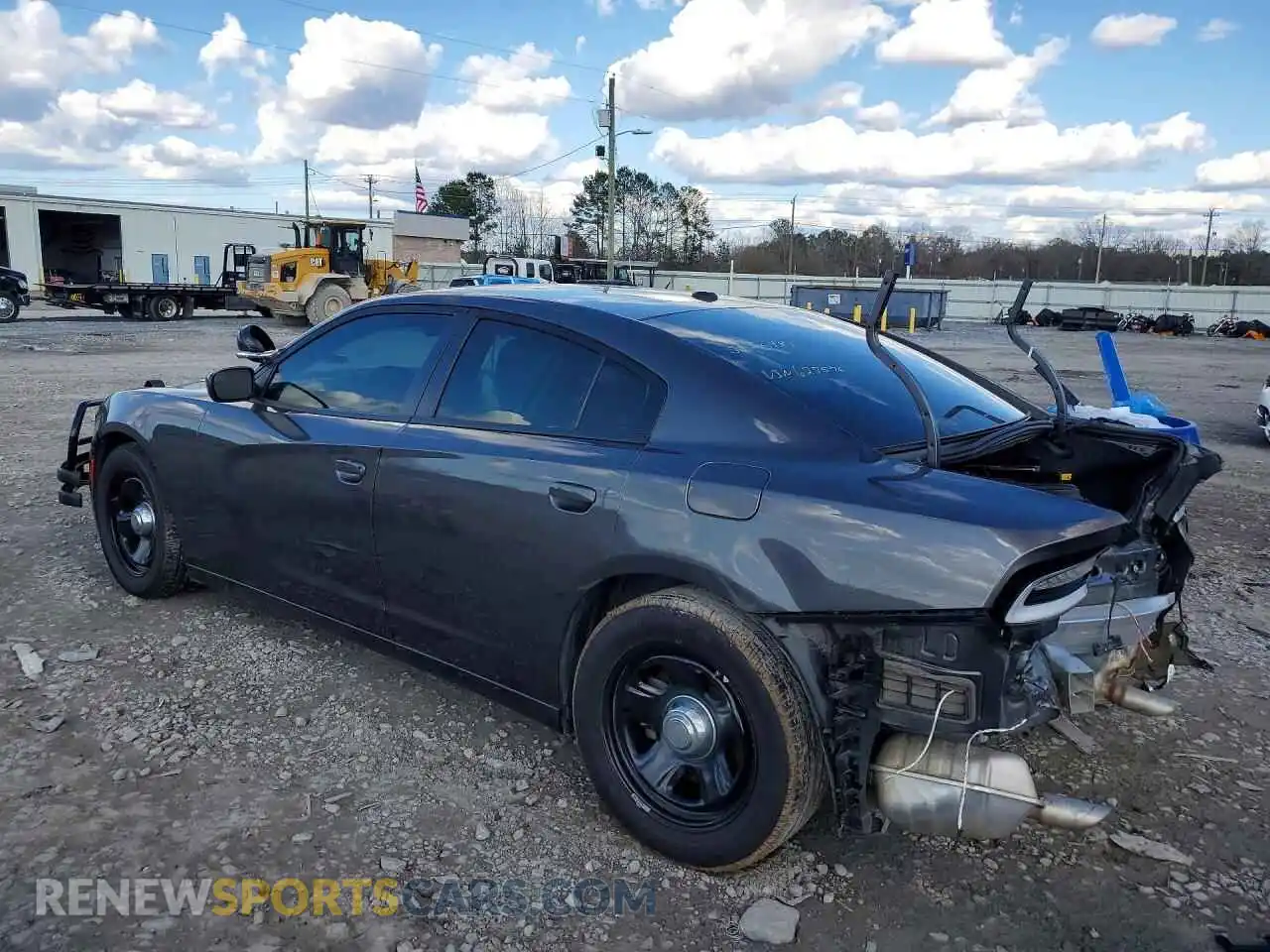 2 fotografías del automóvil dañado 2C3CDXAT1PH627576 DODGE CHARGER 2023
