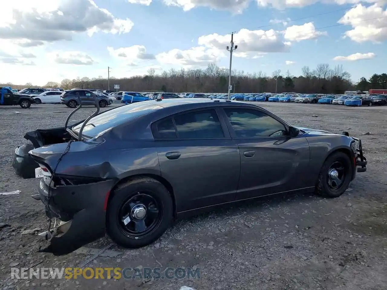 3 fotografías del automóvil dañado 2C3CDXAT1PH627576 DODGE CHARGER 2023