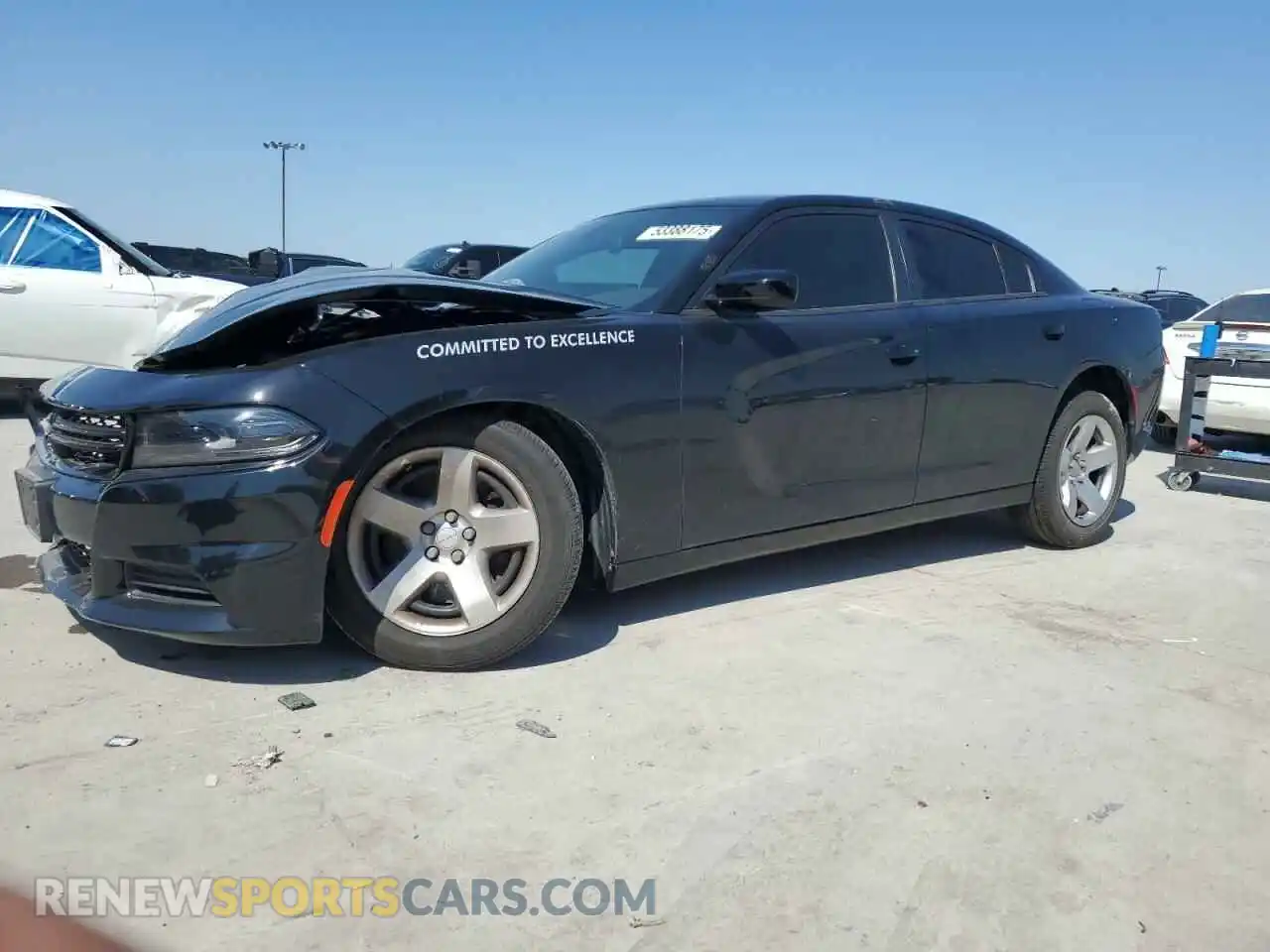 1 Photograph of a damaged car 2C3CDXAT4PH534227 DODGE CHARGER 2023