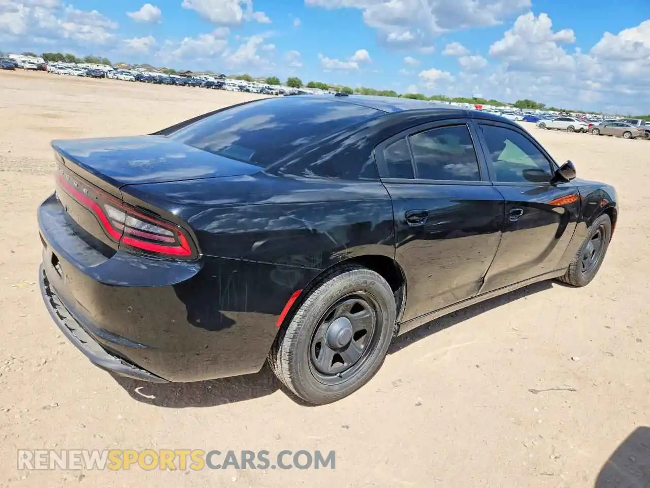 3 fotografías del automóvil dañado 2C3CDXAT8PH534232 DODGE CHARGER 2023
