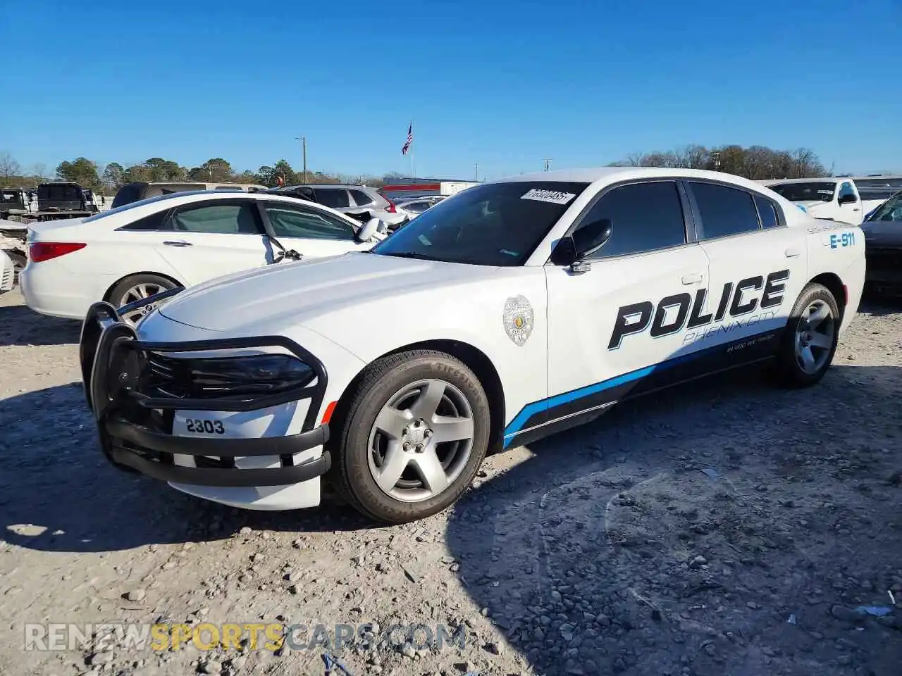 1 Photograph of a damaged car 2C3CDXAT9PH533753 DODGE CHARGER 2023