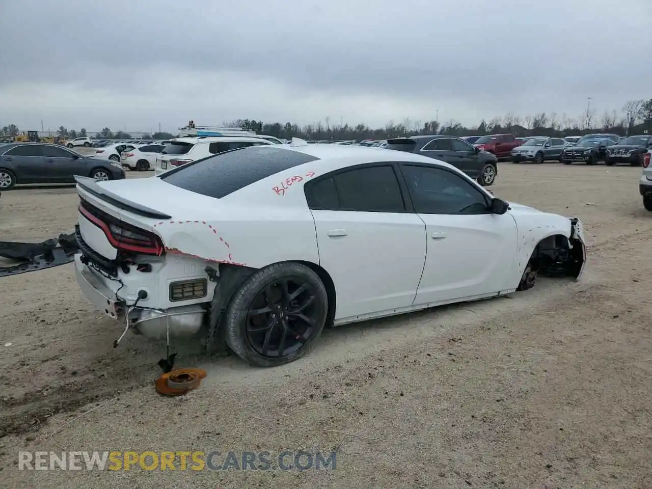 3 Photograph of a damaged car 2C3CDXBG0PH508192 DODGE CHARGER 2023