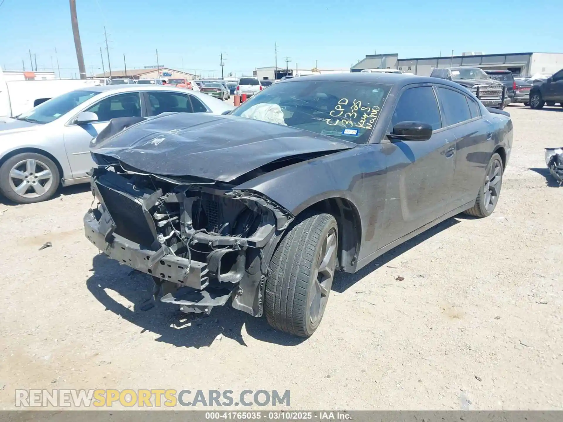 2 Photograph of a damaged car 2C3CDXBG0PH519192 DODGE CHARGER 2023