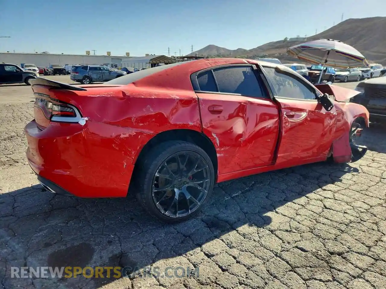 3 Фотография поврежденного автомобиля 2C3CDXBG0PH530287 DODGE CHARGER 2023