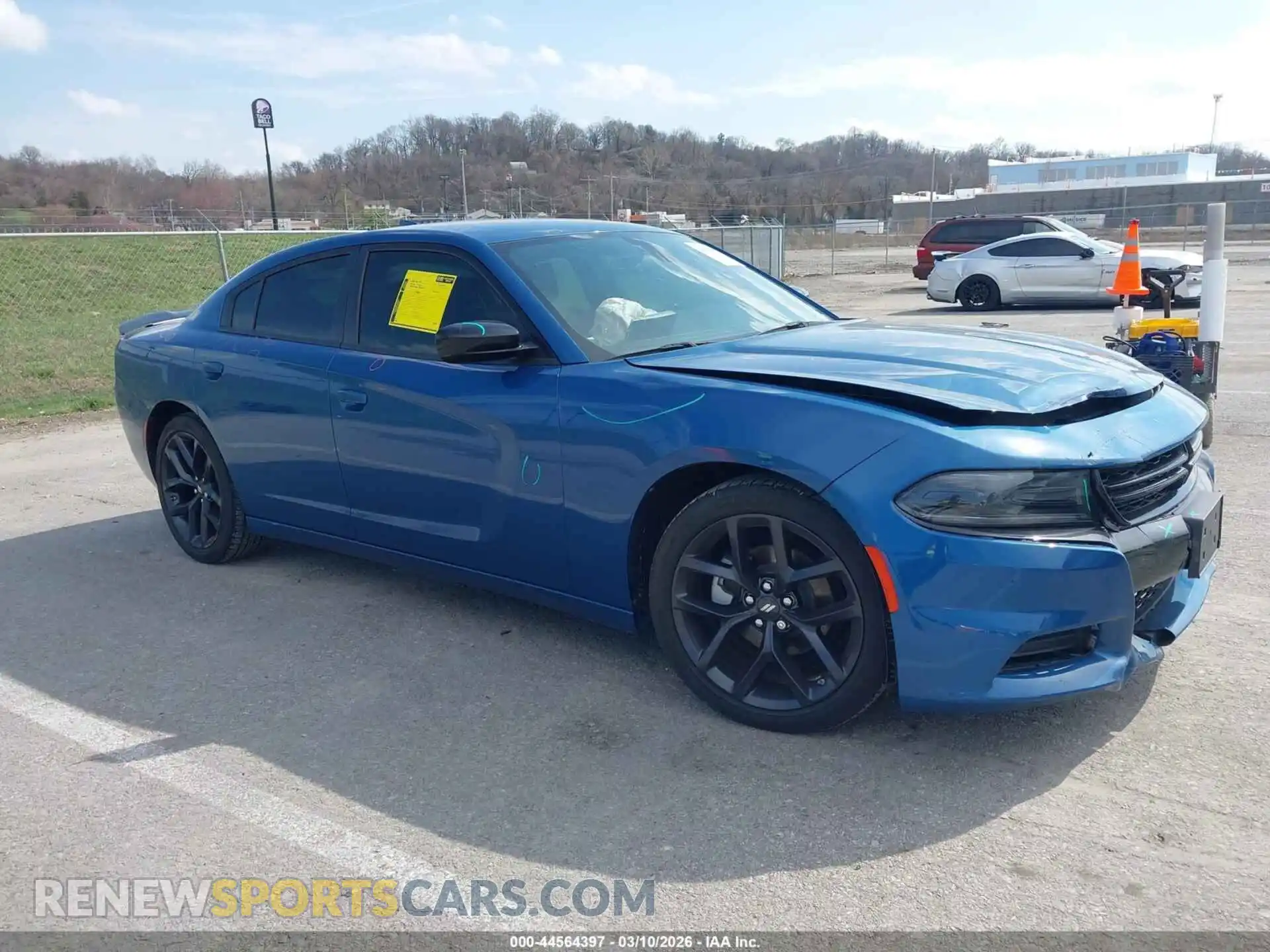 1 Photograph of a damaged car 2C3CDXBG0PH598525 DODGE CHARGER 2023