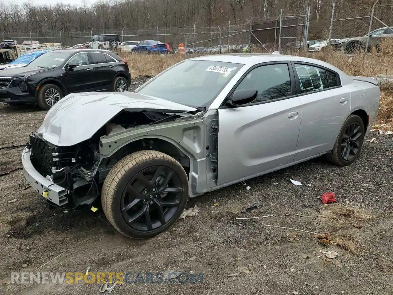 1 Photograph of a damaged car 2C3CDXBG0PH598945 DODGE CHARGER 2023