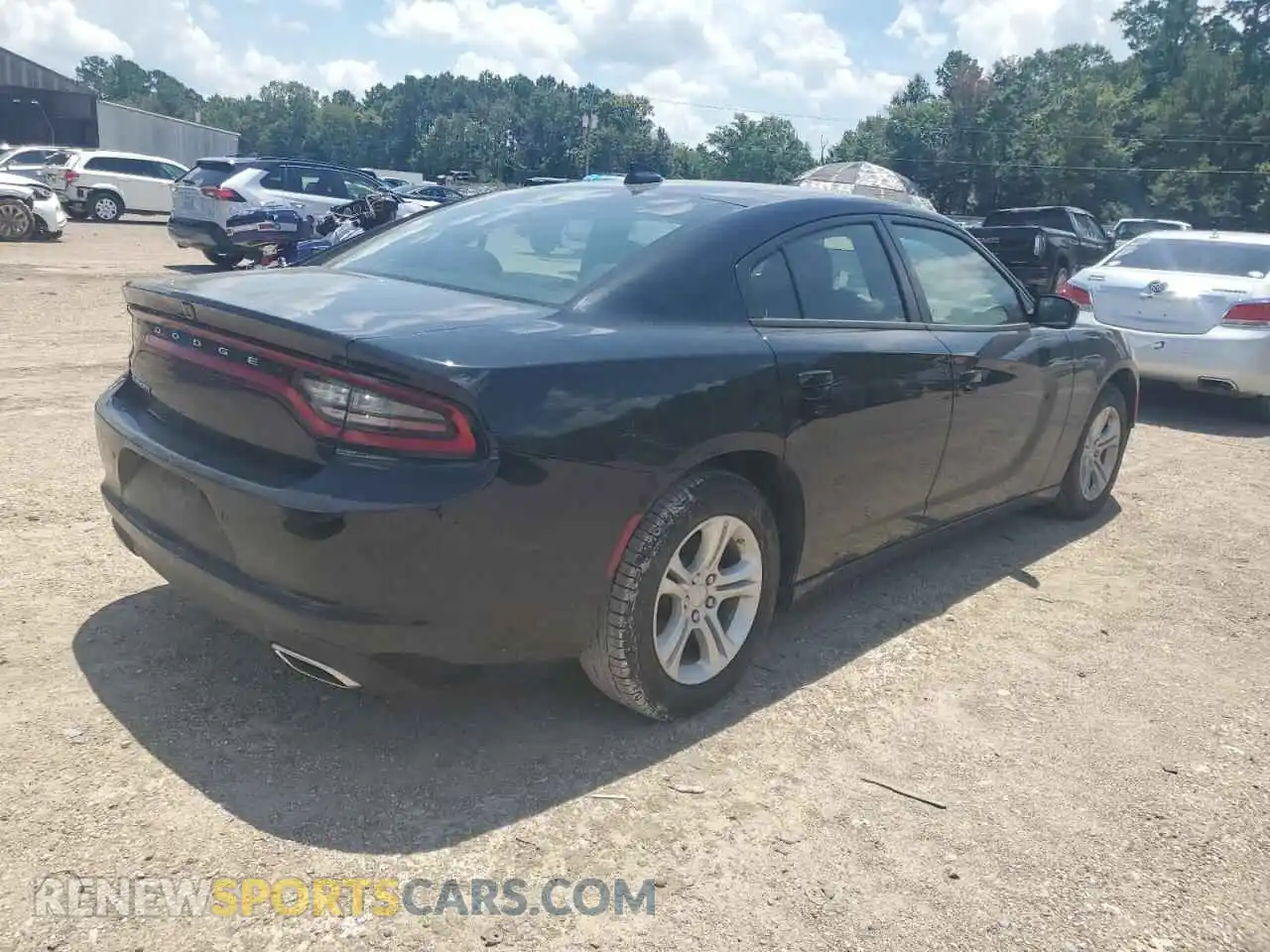 3 Photograph of a damaged car 2C3CDXBG0PH613007 DODGE CHARGER 2023