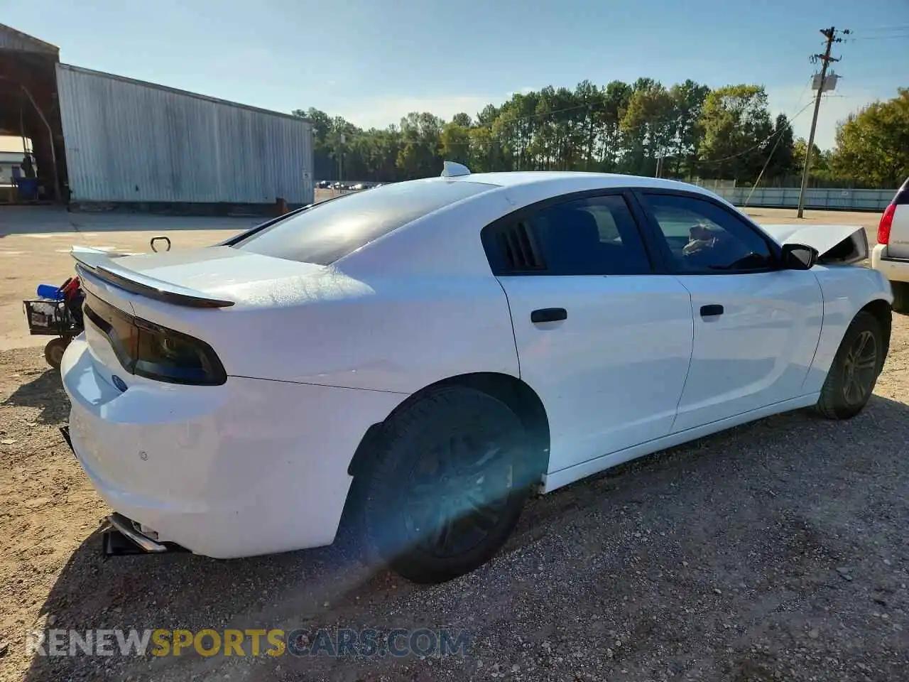 3 fotografías del automóvil dañado 2C3CDXBG0PH639445 DODGE CHARGER 2023