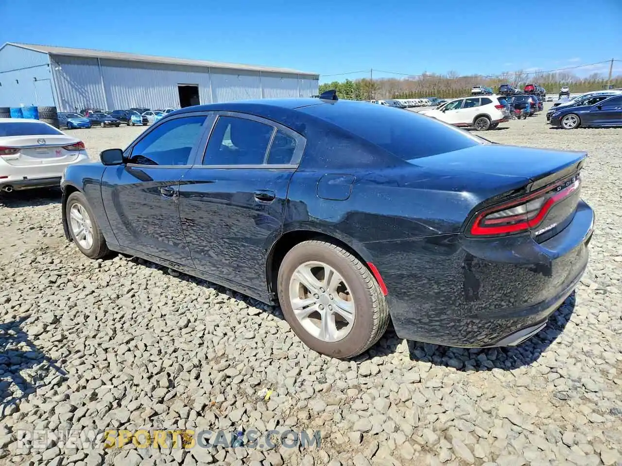 2 fotografías del automóvil dañado 2C3CDXBG1PH530721 DODGE CHARGER 2023