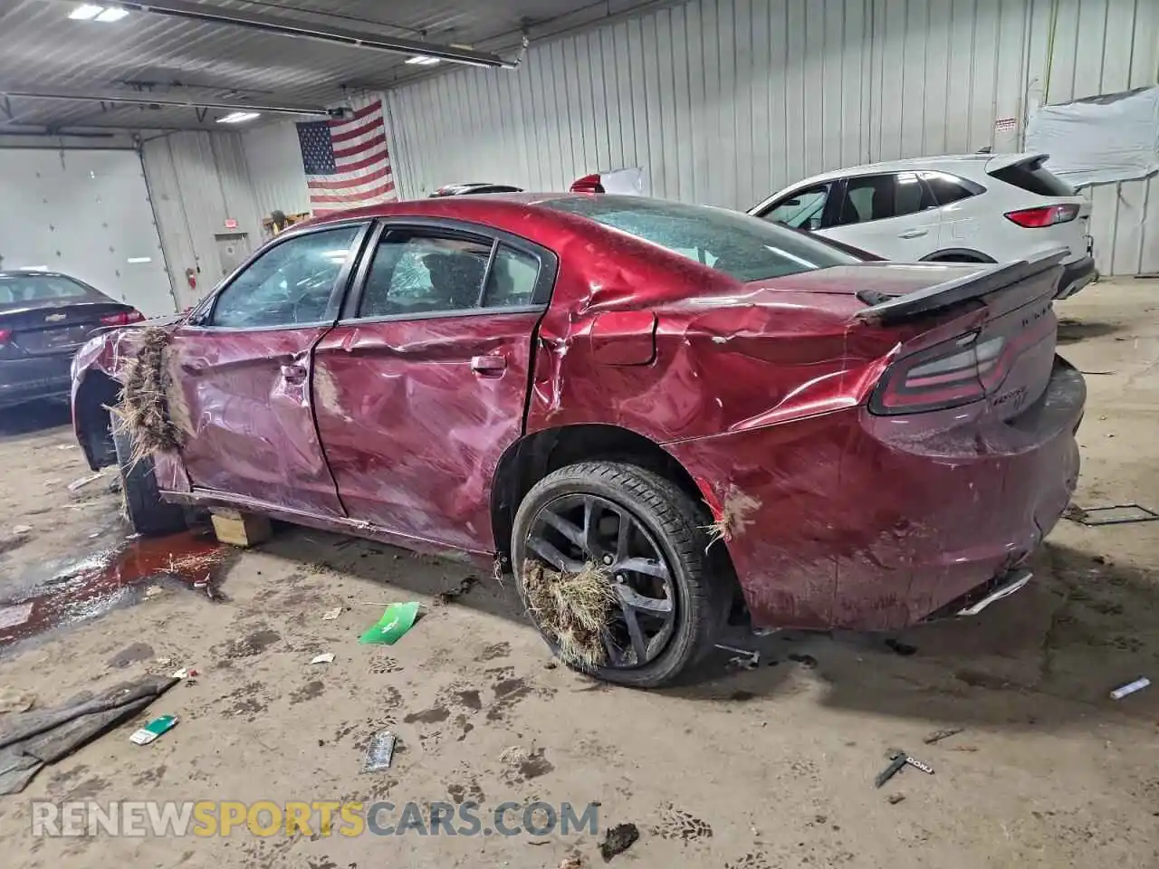 2 Photograph of a damaged car 2C3CDXBG1PH548166 DODGE CHARGER 2023