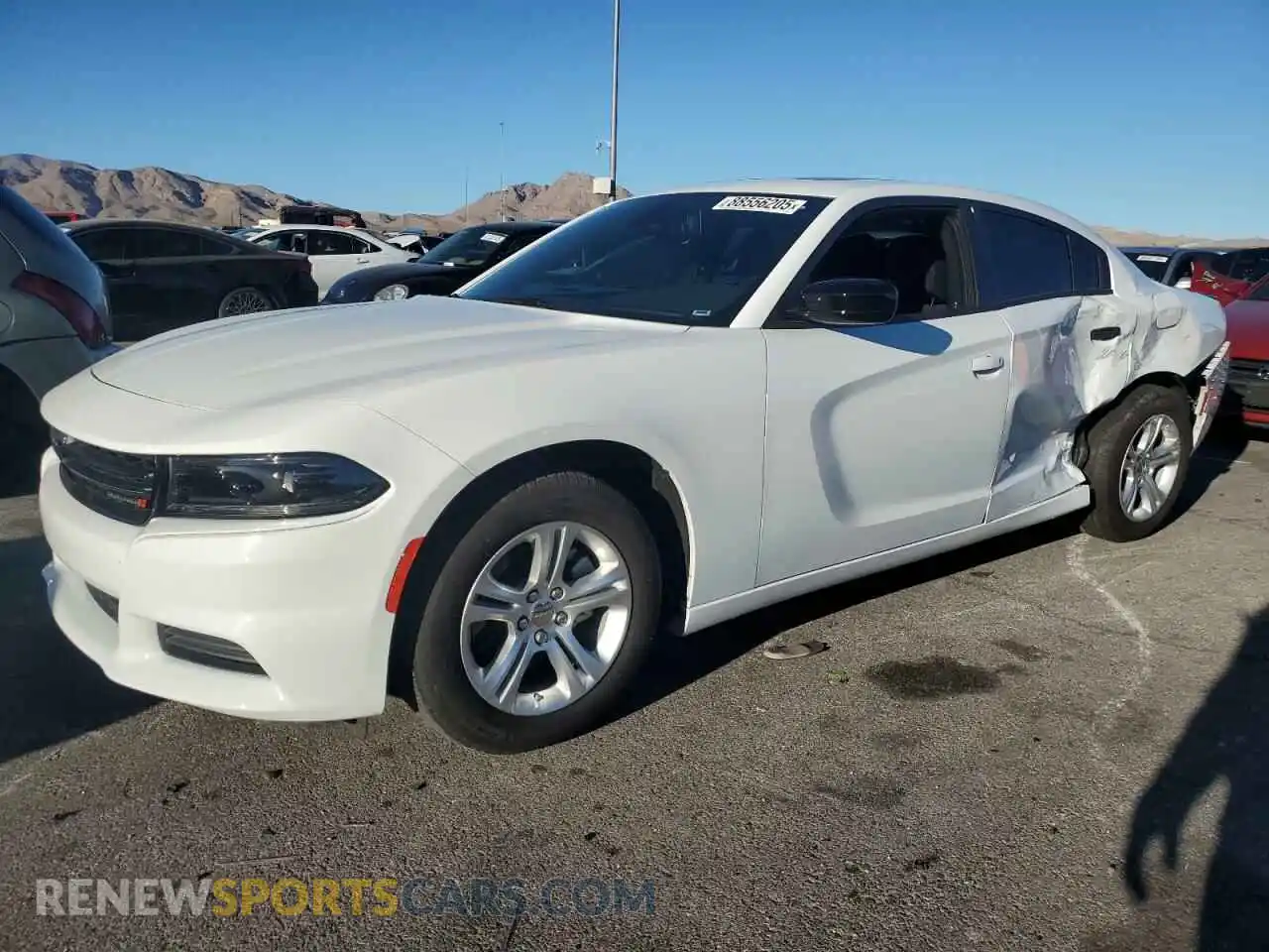 1 Photograph of a damaged car 2C3CDXBG1PH555442 DODGE CHARGER 2023