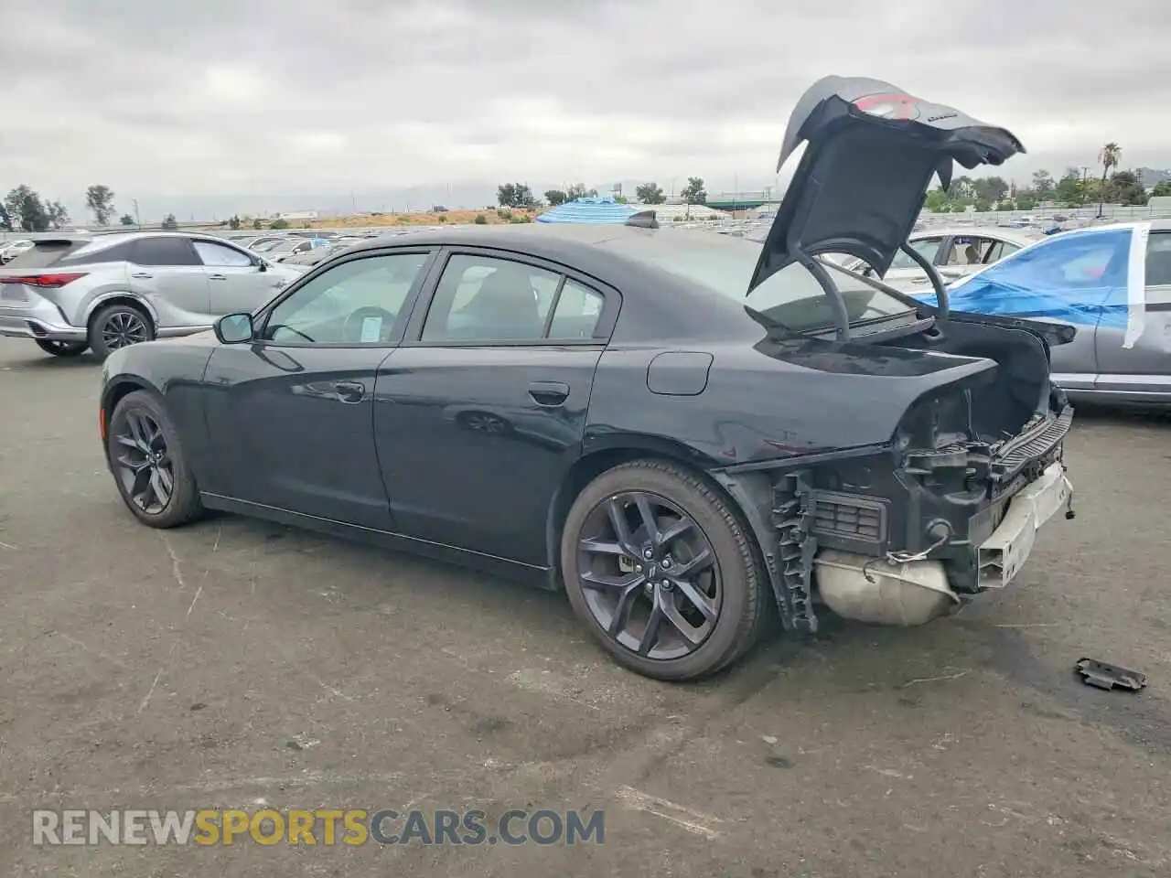 2 Фотография поврежденного автомобиля 2C3CDXBG1PH604140 DODGE CHARGER 2023