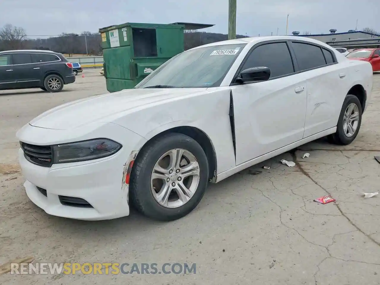 1 Photograph of a damaged car 2C3CDXBG1PH698469 DODGE CHARGER 2023
