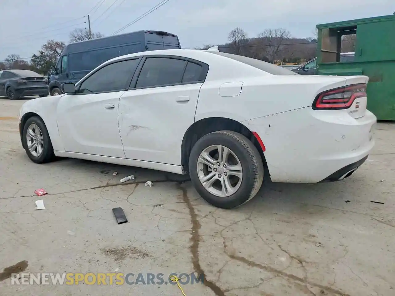 2 Photograph of a damaged car 2C3CDXBG1PH698469 DODGE CHARGER 2023