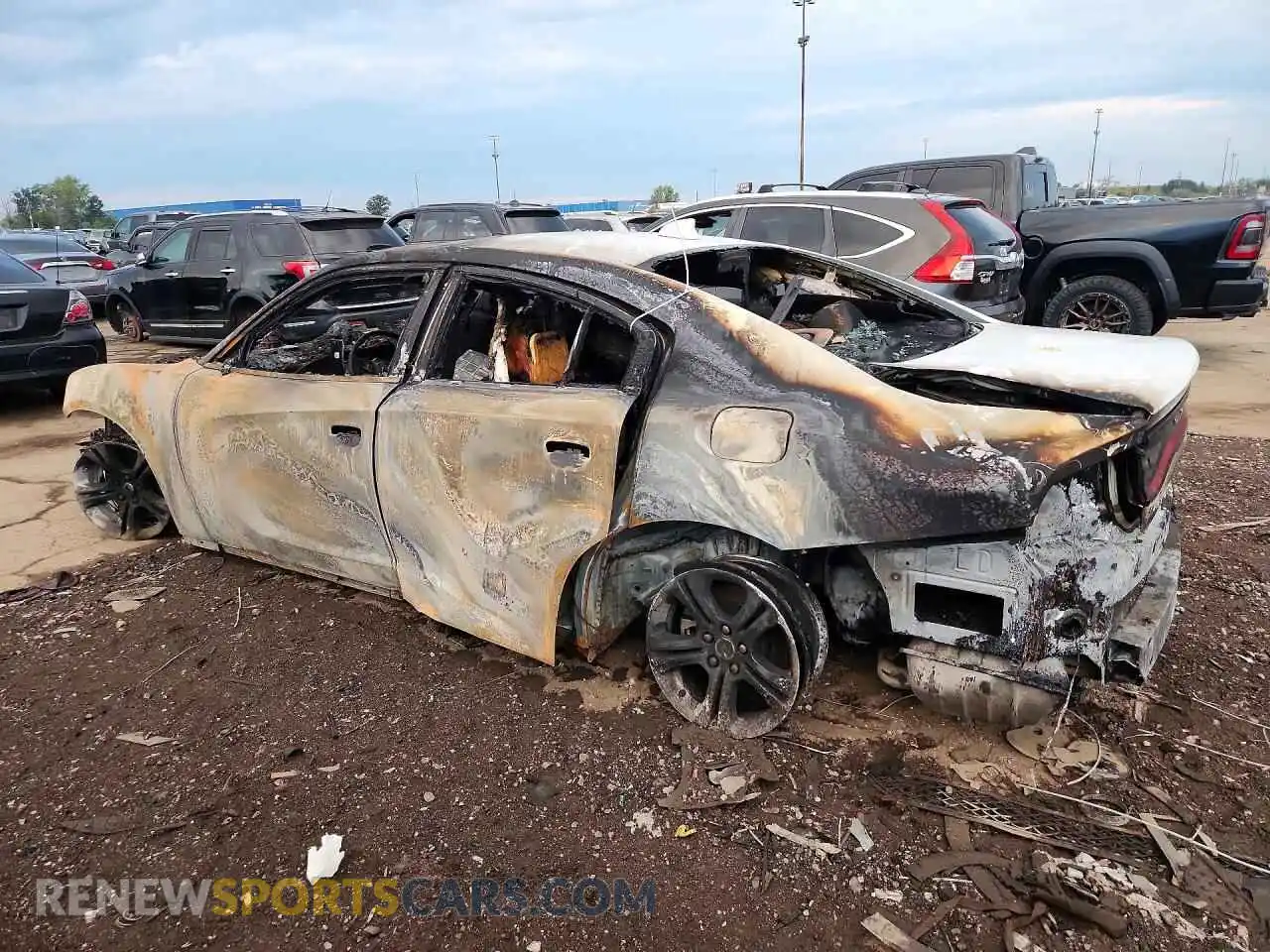 2 Photograph of a damaged car 2C3CDXBG1PH703069 DODGE CHARGER 2023