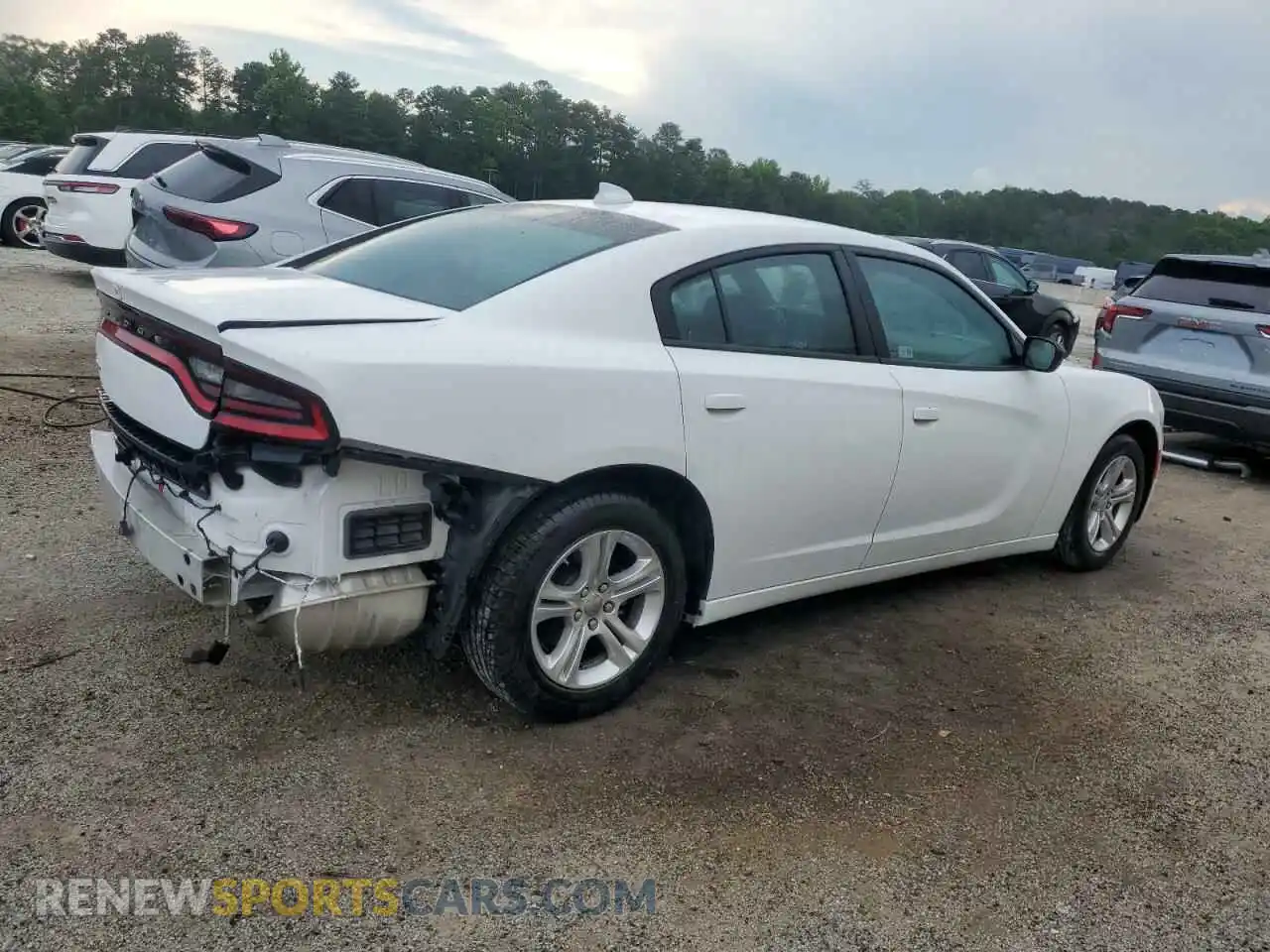 3 Photograph of a damaged car 2C3CDXBG1PH707414 DODGE CHARGER 2023