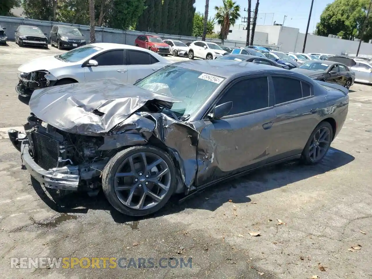 1 fotografías del automóvil dañado 2C3CDXBG2PH595593 DODGE CHARGER 2023