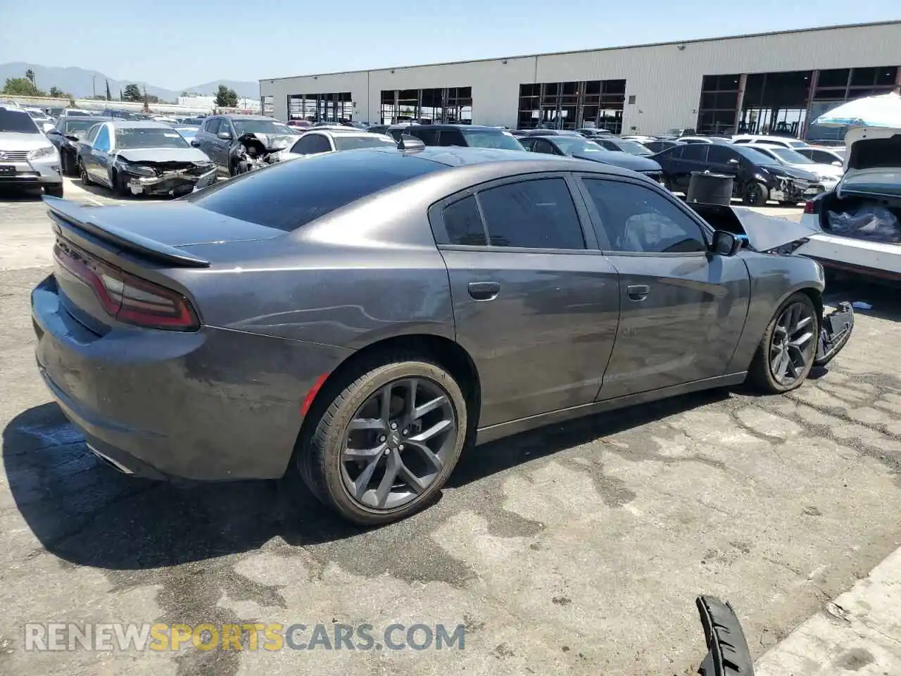 3 fotografías del automóvil dañado 2C3CDXBG2PH595593 DODGE CHARGER 2023