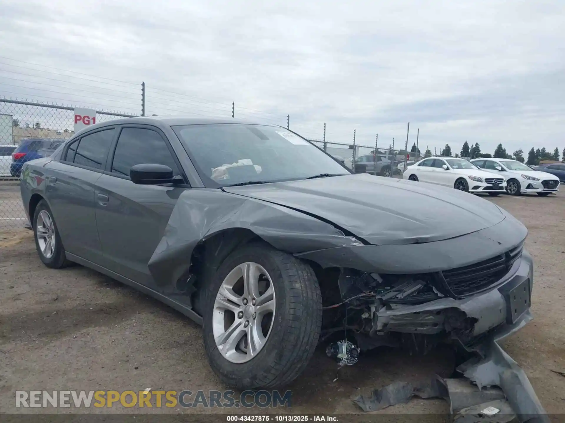 1 Photograph of a damaged car 2C3CDXBG2PH600470 DODGE CHARGER 2023