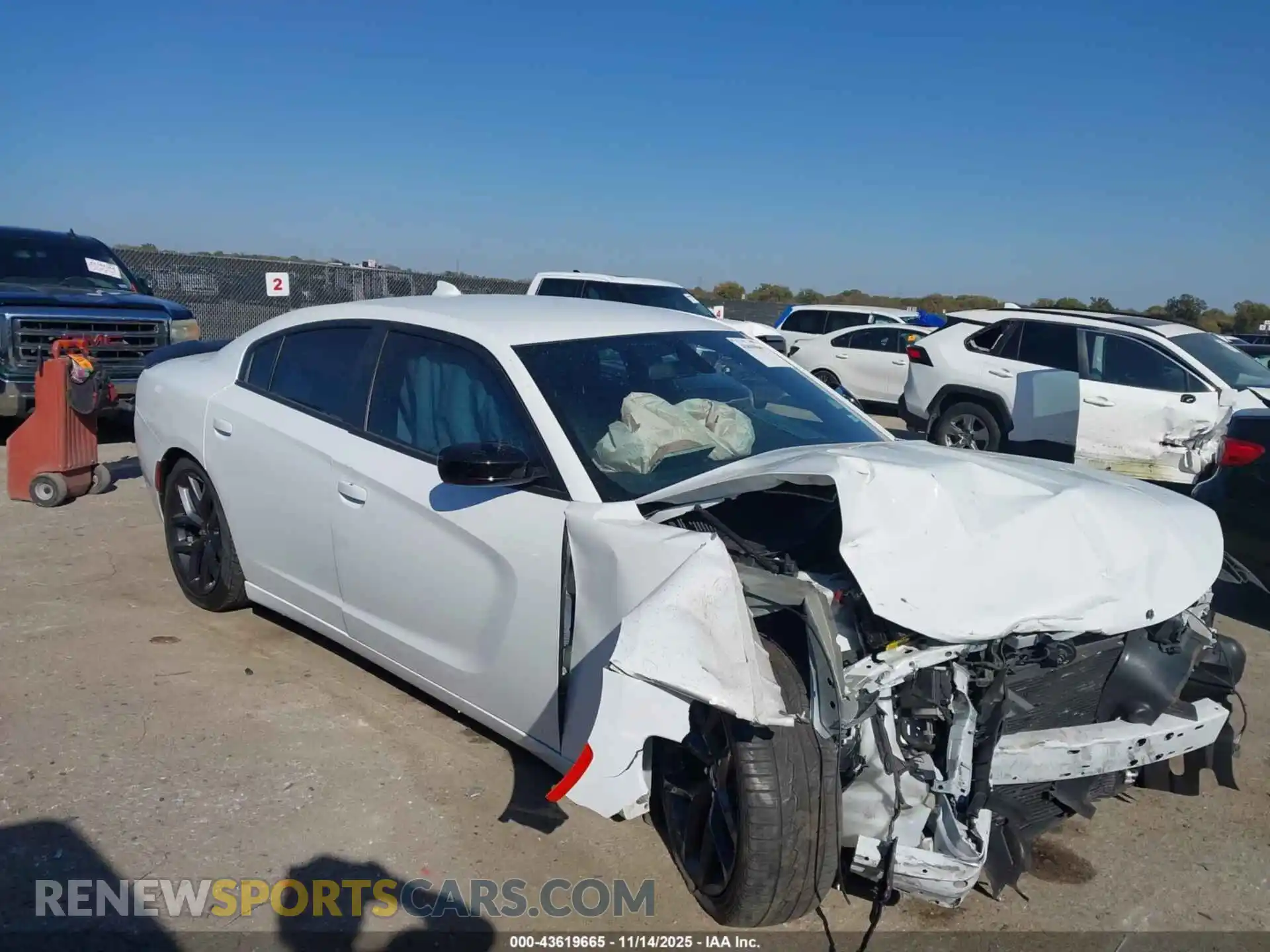 1 Photograph of a damaged car 2C3CDXBG2PH618631 DODGE CHARGER 2023