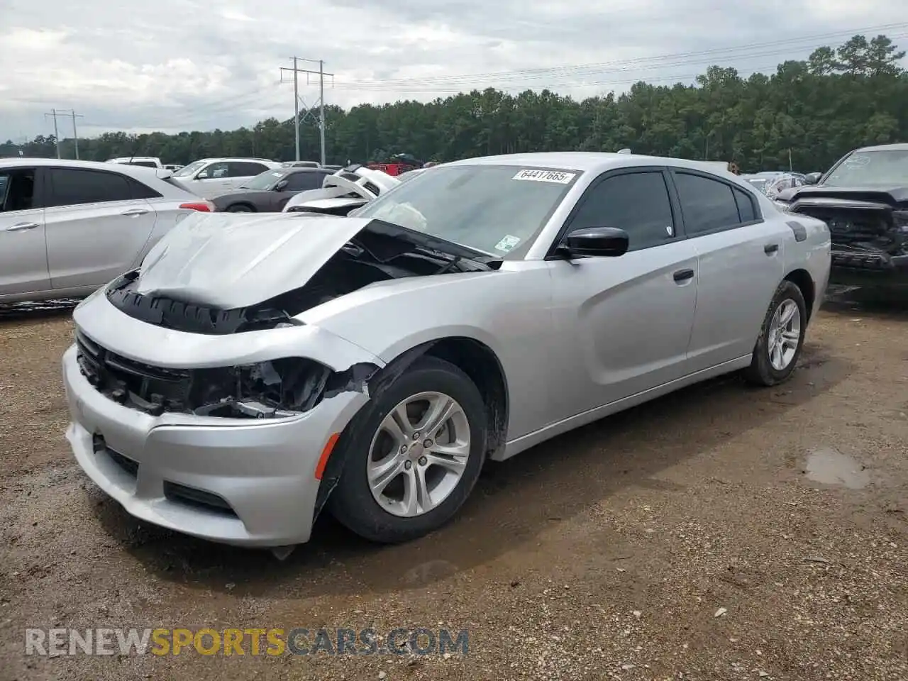 1 Photograph of a damaged car 2C3CDXBG2PH656635 DODGE CHARGER 2023