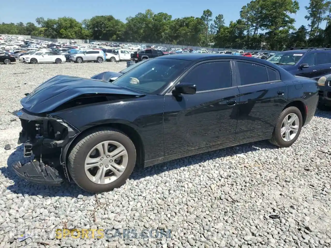 1 Photograph of a damaged car 2C3CDXBG2PH656814 DODGE CHARGER 2023