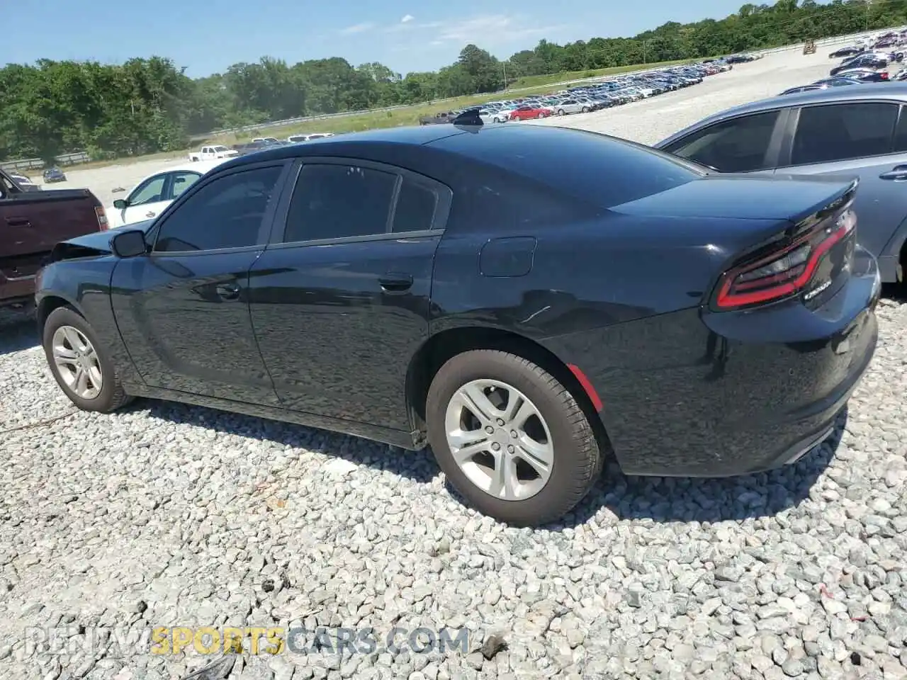 2 Photograph of a damaged car 2C3CDXBG2PH656814 DODGE CHARGER 2023