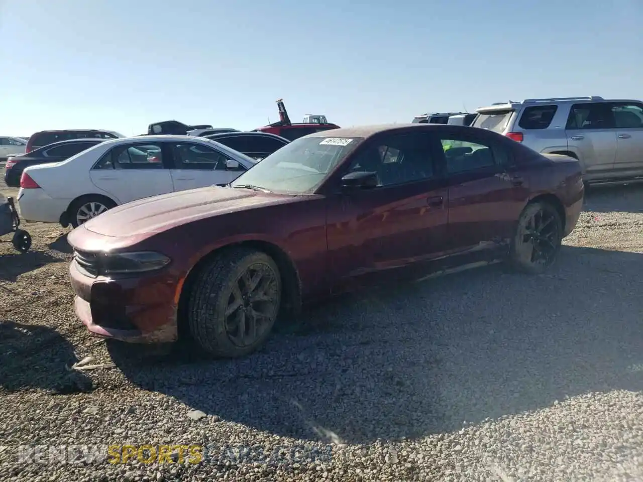 1 Photograph of a damaged car 2C3CDXBG2PH674794 DODGE CHARGER 2023