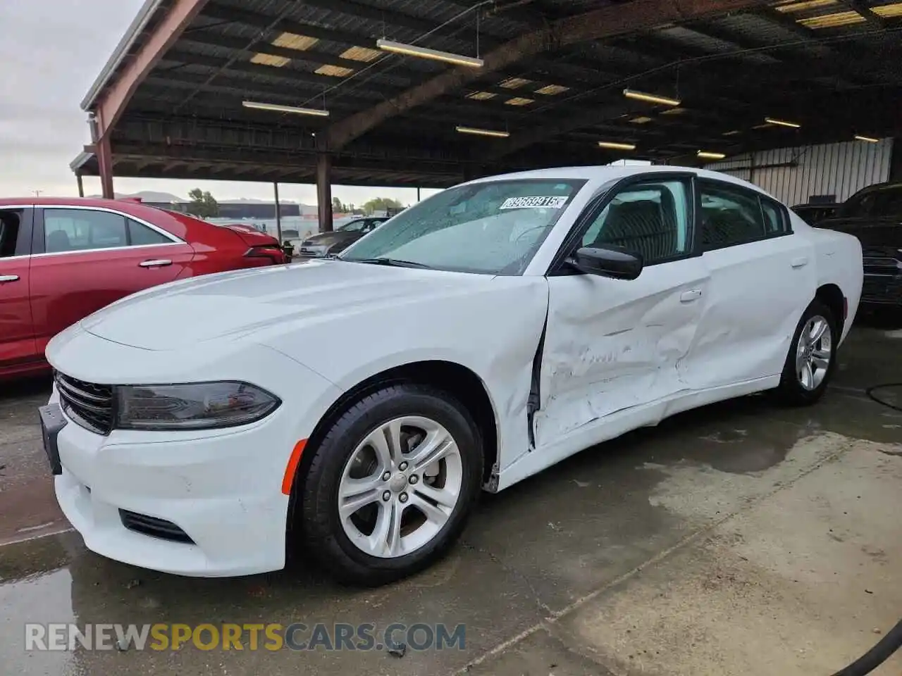 1 Photograph of a damaged car 2C3CDXBG2PH690901 DODGE CHARGER 2023
