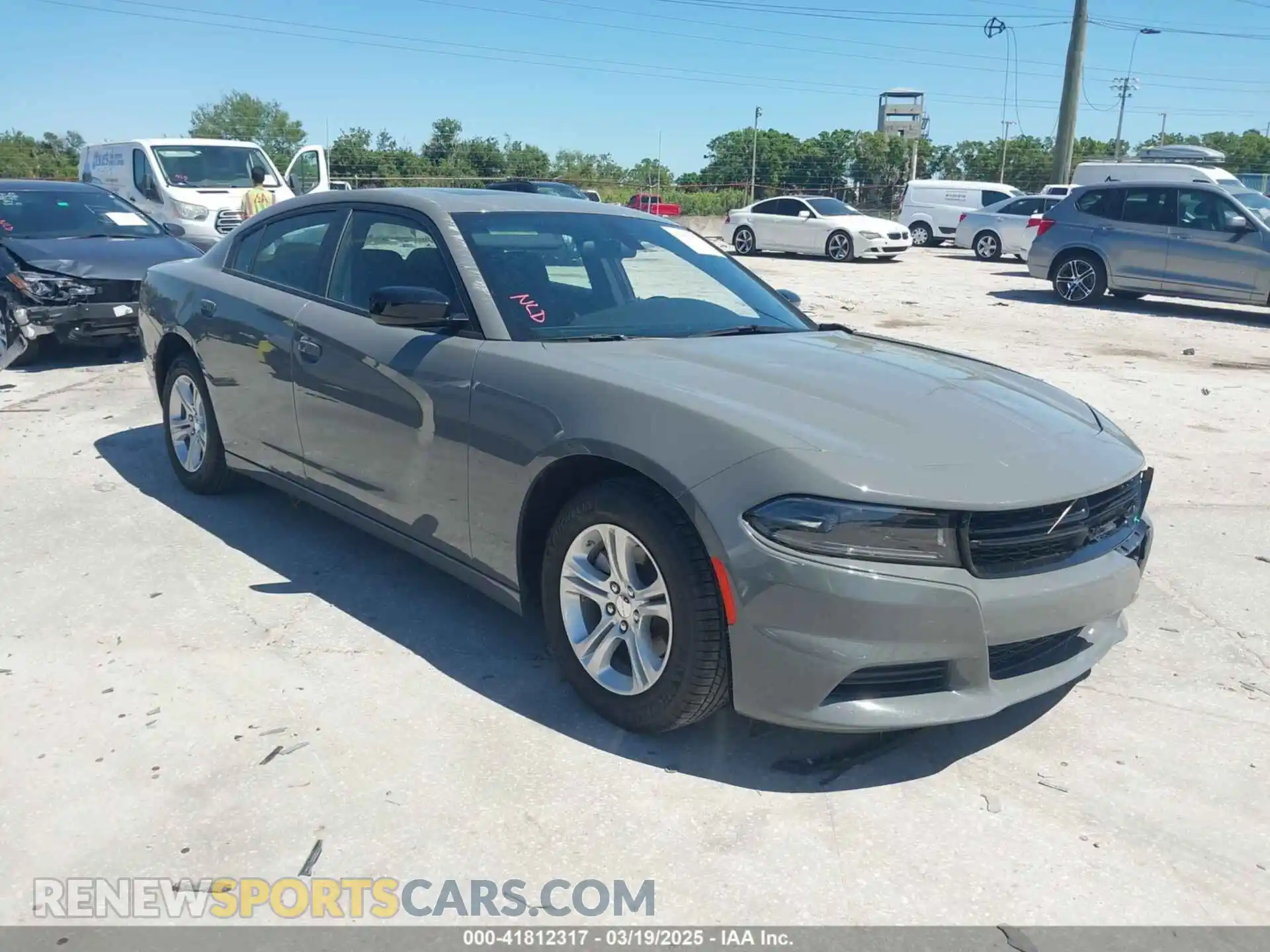 1 Photograph of a damaged car 2C3CDXBG2PH697539 DODGE CHARGER 2023