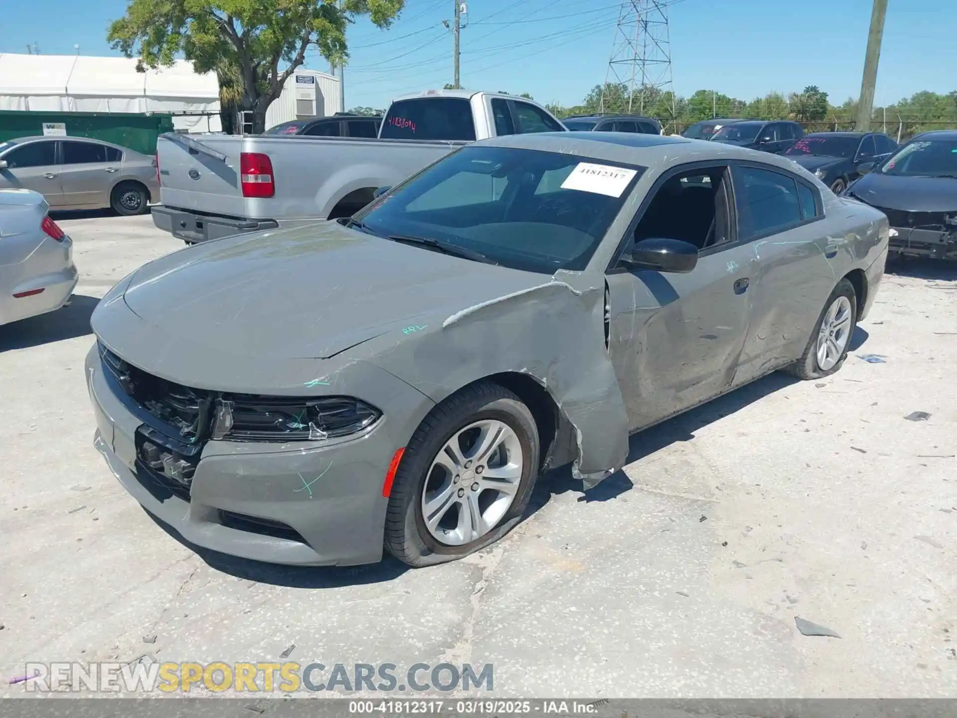 2 Photograph of a damaged car 2C3CDXBG2PH697539 DODGE CHARGER 2023