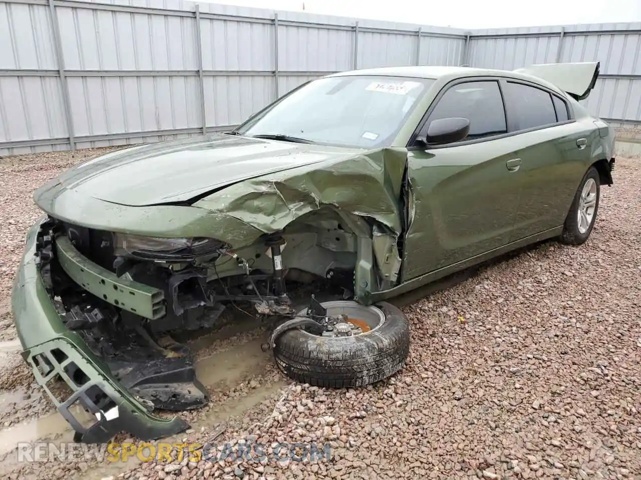 1 Photograph of a damaged car 2C3CDXBG2PH699016 DODGE CHARGER 2023