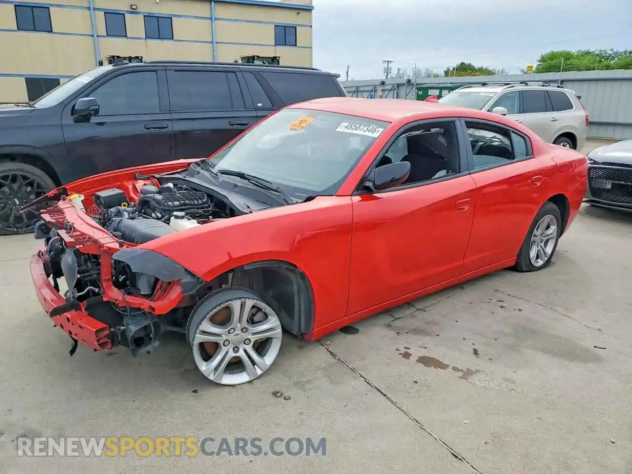 1 Photograph of a damaged car 2C3CDXBG2PH704232 DODGE CHARGER 2023