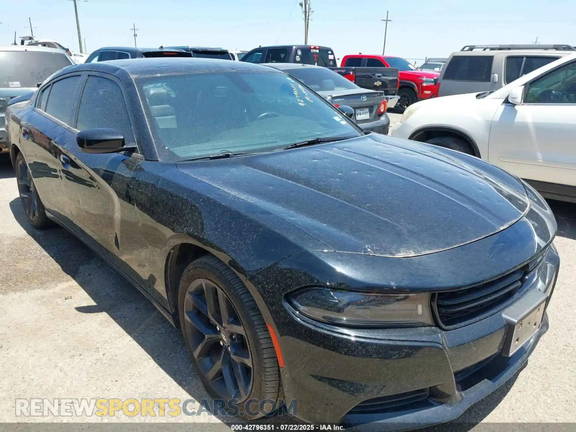 1 Photograph of a damaged car 2C3CDXBG3PH512155 DODGE CHARGER 2023
