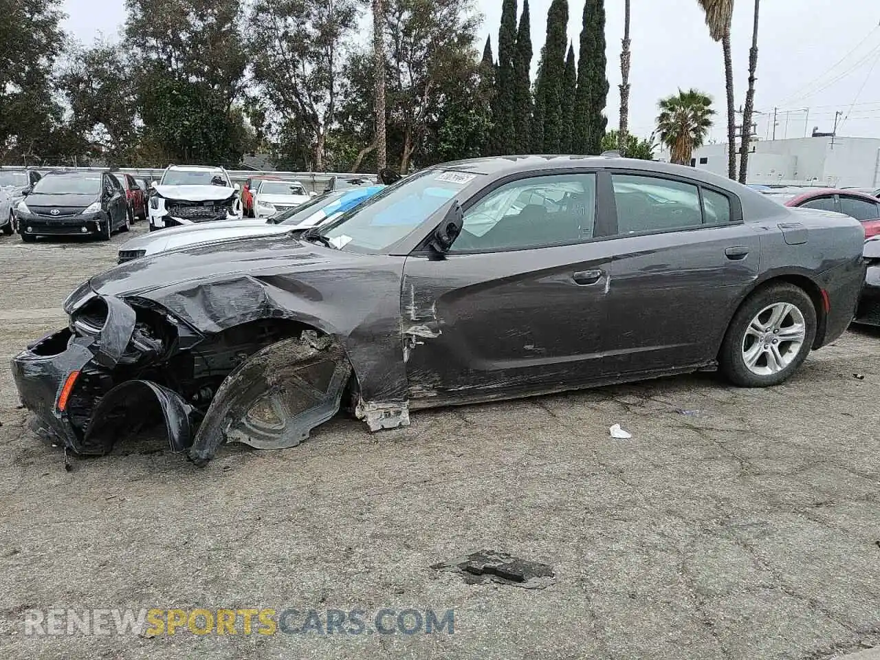 1 Photograph of a damaged car 2C3CDXBG3PH547794 DODGE CHARGER 2023