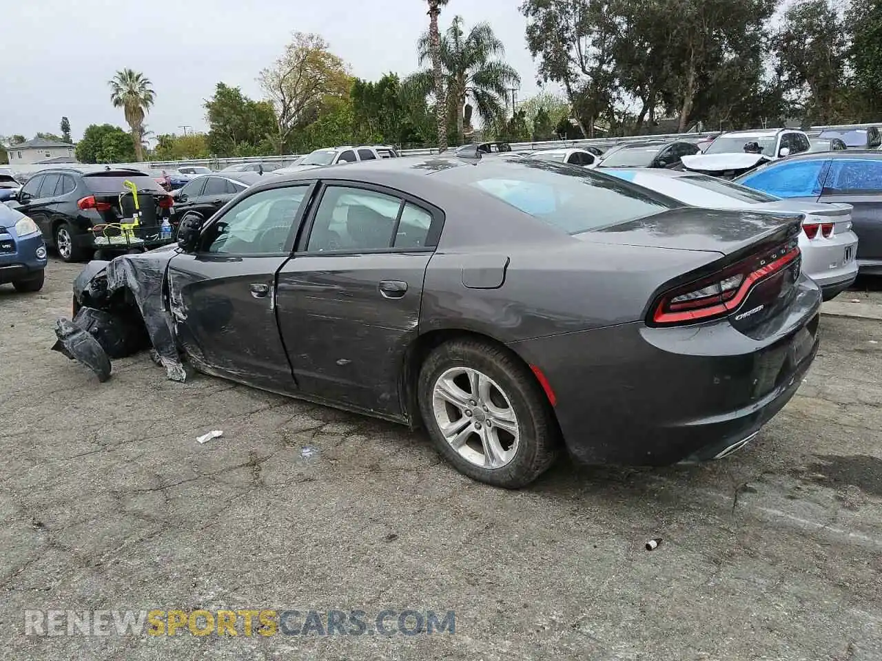 2 Photograph of a damaged car 2C3CDXBG3PH547794 DODGE CHARGER 2023