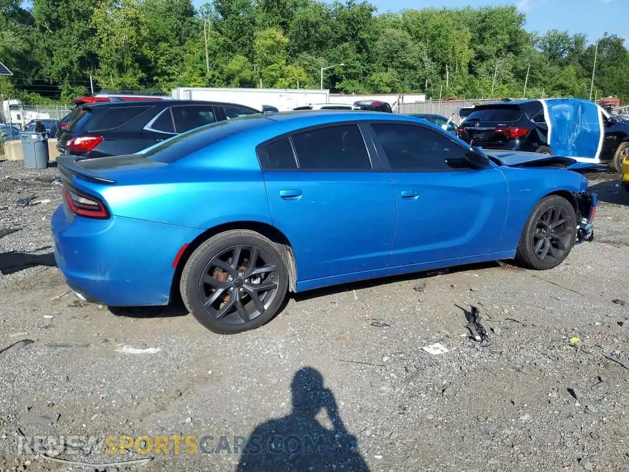 3 Photograph of a damaged car 2C3CDXBG3PH600574 DODGE CHARGER 2023