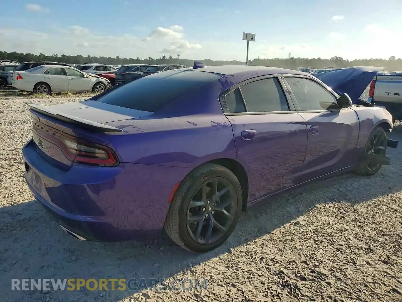 3 Фотография поврежденного автомобиля 2C3CDXBG3PH618699 DODGE CHARGER 2023