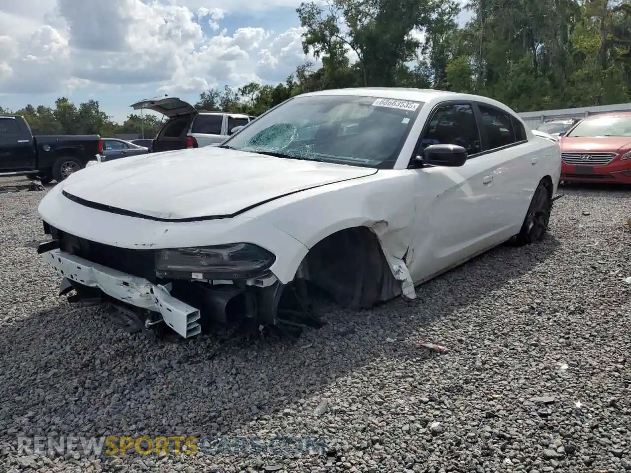 1 Photograph of a damaged car 2C3CDXBG3PH623062 DODGE CHARGER 2023